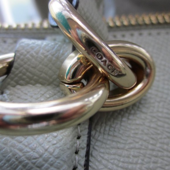 NEW LEATHER MINT GREEN COACH HANDBAG/TOTE WITH TAG - Picture 3 of 10